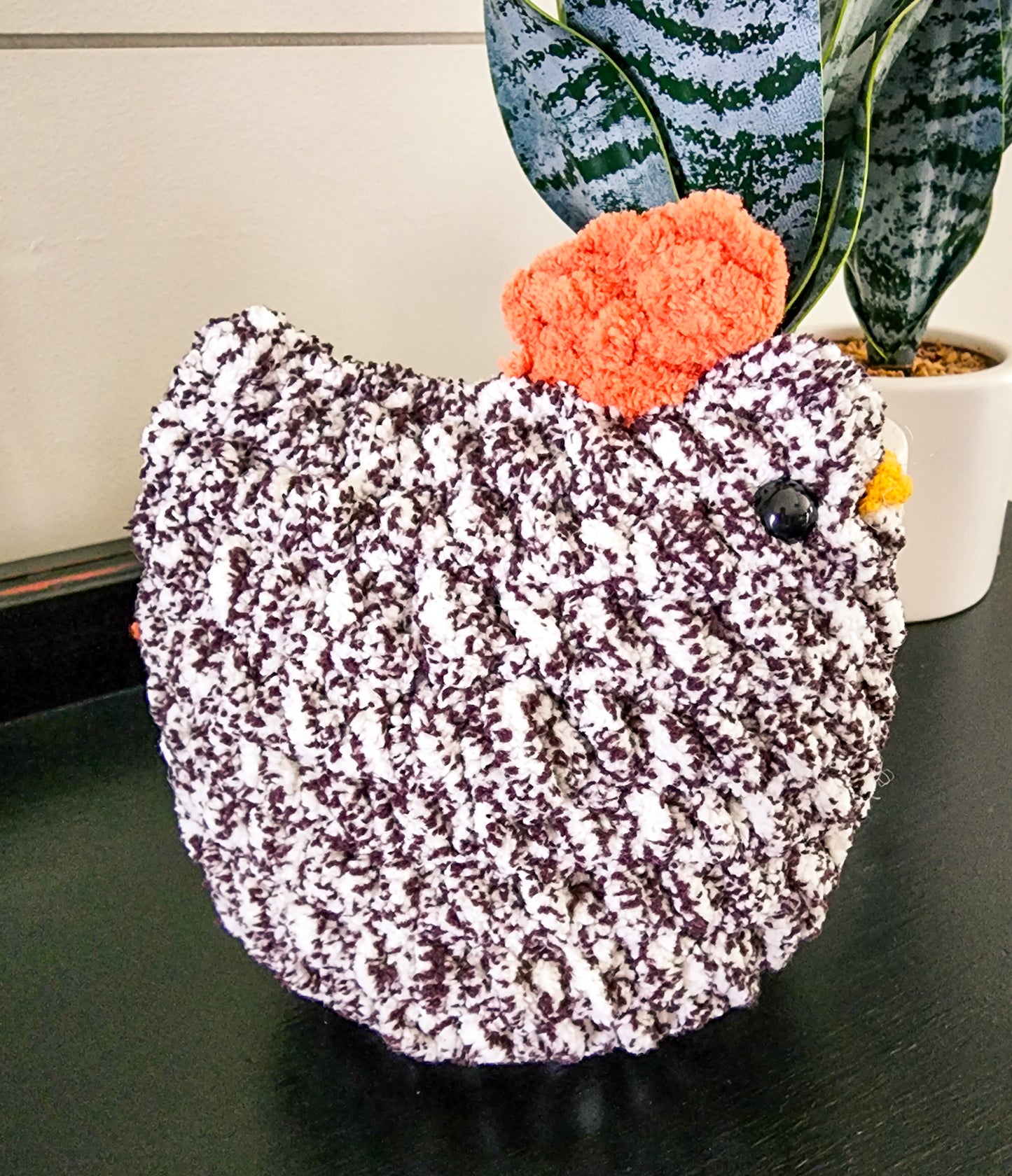 Crocheted Mabel The Chicken