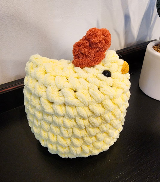 Crocheted Mabel The Chicken