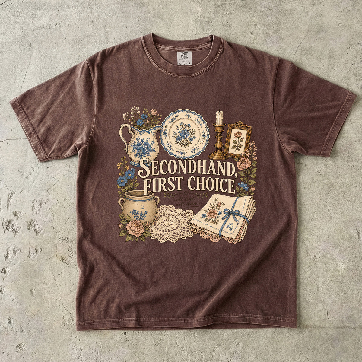 Secondhand, First Choice Vintage Tee | Thrift Flip Shirt | Gift for Thrifters