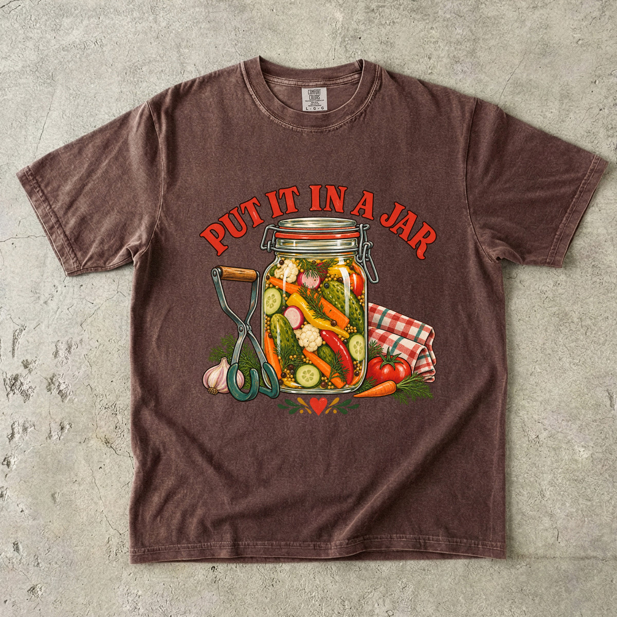 Put It In A Jar Vintage Tee | Canning & Pickling Shirt | Gift for Home Canners