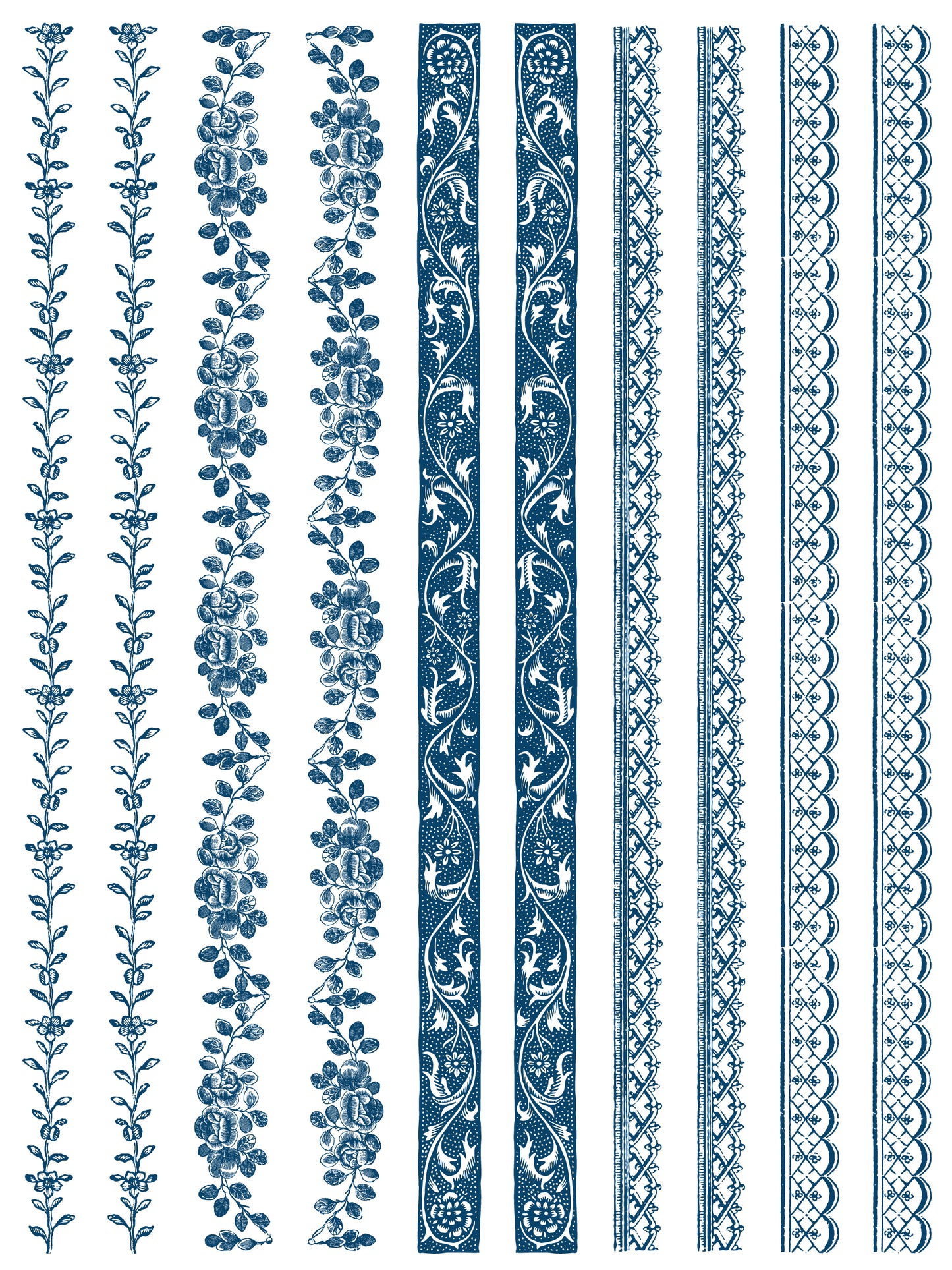 Delft Traditions Azure - IOD Paint Inlay