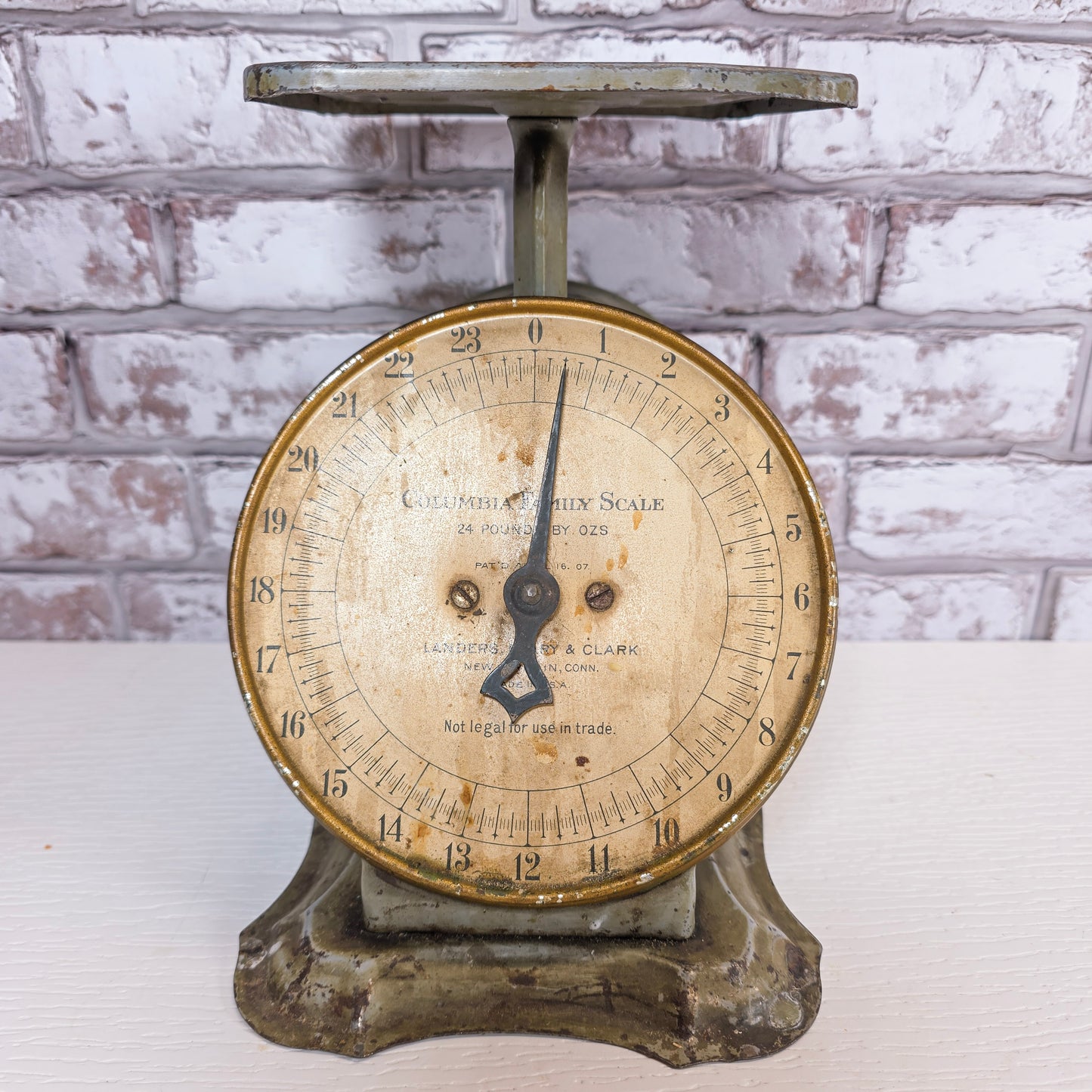 Antique Columbia Family Scale by Landers, Frary & Clark