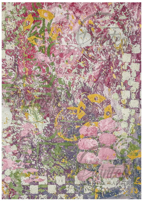 Pink Mixed Media Background - Connie's Rice Paper
