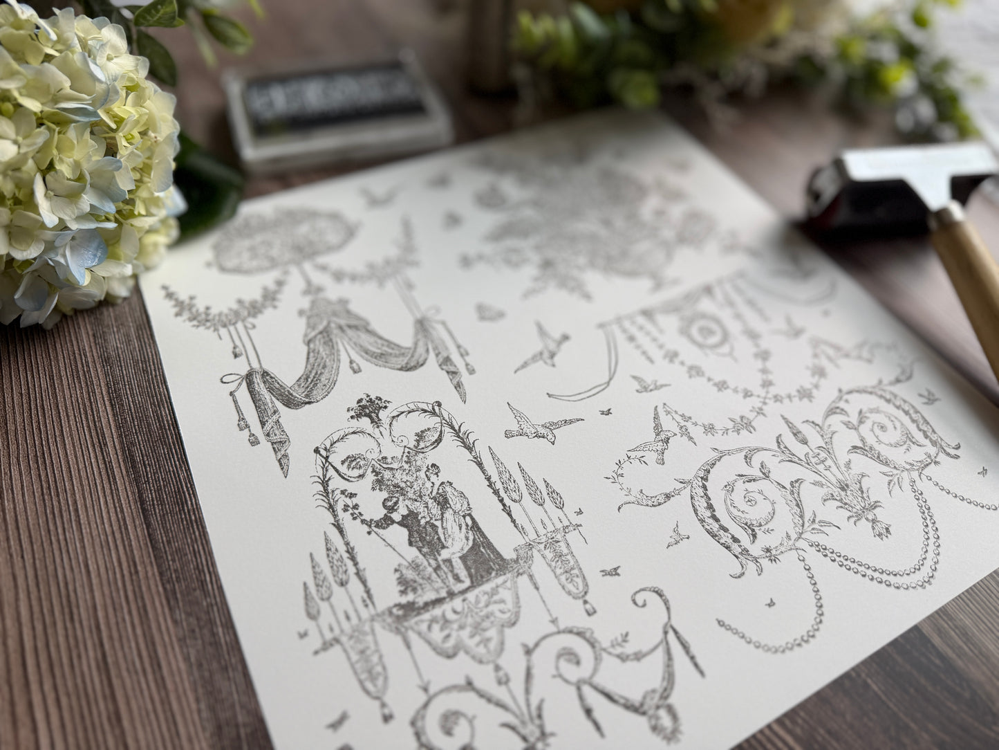 Palais Des Fleurs IOD Stamp