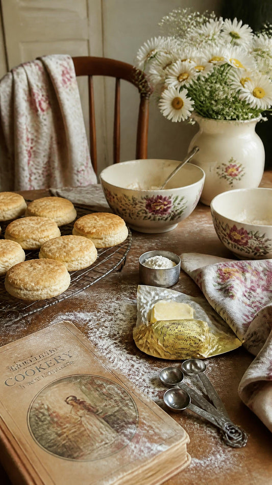 A Grandmacore Baking Day, Flour on Everything