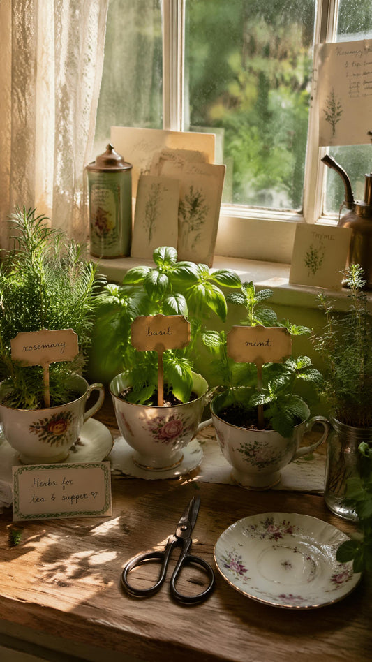 Windowsill Herbs, Grocery Lists & the Small Rituals of an Errand Day