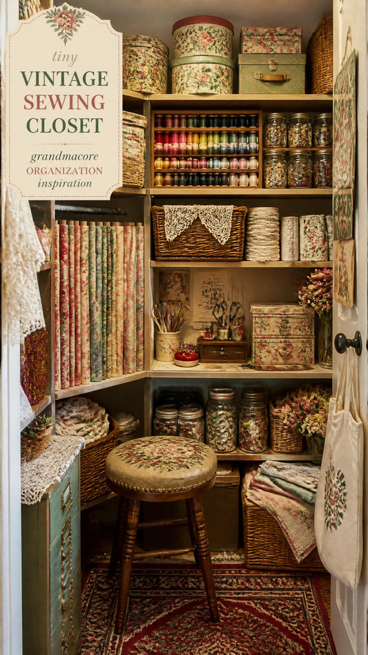Building a Little Craft & Mending Corner You'll Actually Use