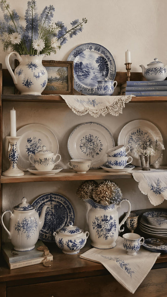 How to Style a Thrifted Hutch (Without the Clutter)
