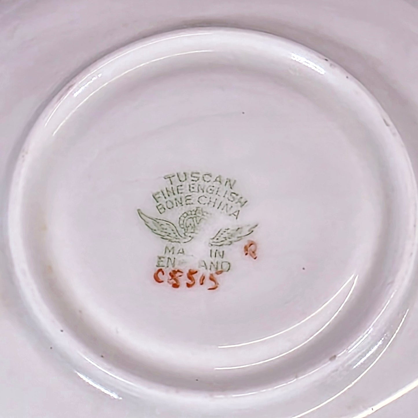 Vintage Tuscan Fine English Bone China Teacup & Saucer | Hand-Painted Floral | England