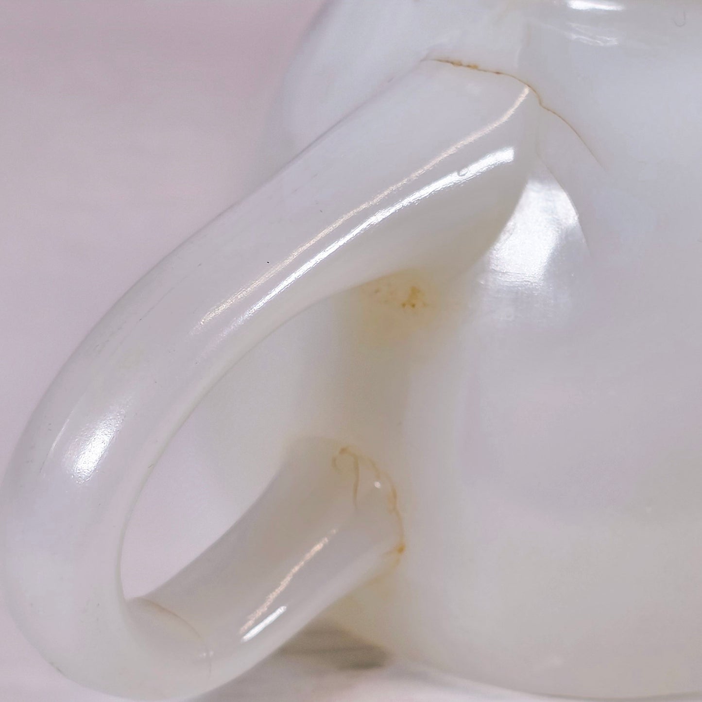 Vintage Fire-King Milk Glass Gravy Boat (As-Is)