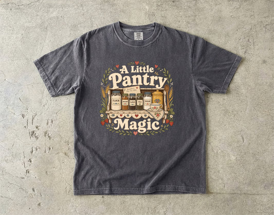 A Little Pantry Magic Vintage Tee | Grandmacore Pantry Shirt | Gift for Vintage Kitchen Lovers