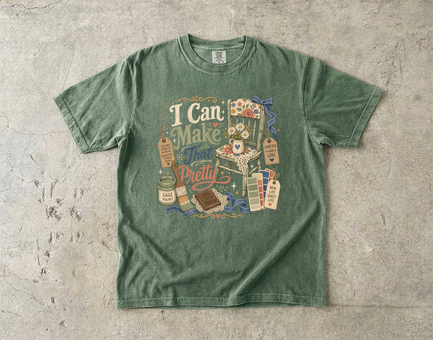 I Can Make That Pretty Vintage Tee | Thrift Flip DIY Shirt | Gift for Thrifters