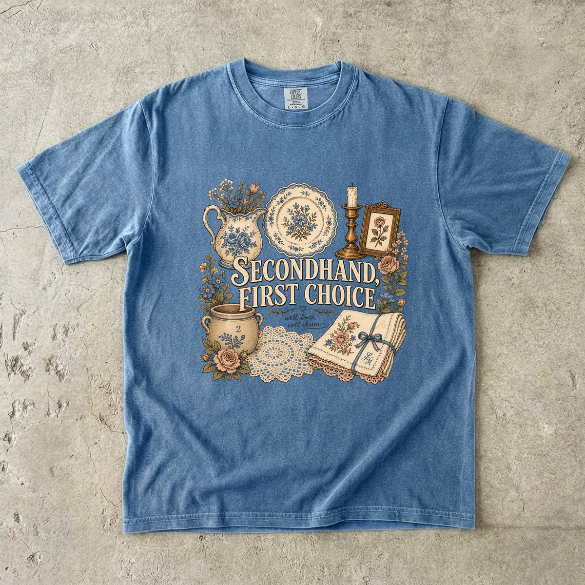 Secondhand, First Choice Vintage Tee | Thrift Flip Shirt | Gift for Thrifters