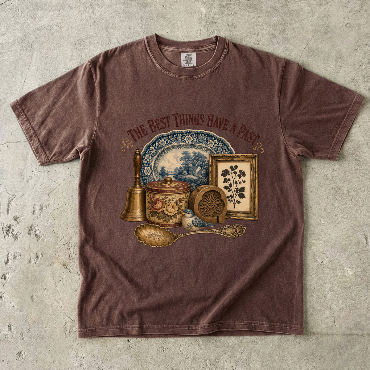 The Best Things Have a Past Vintage Tee | Antique Lover Shirt | Gift for Collectors