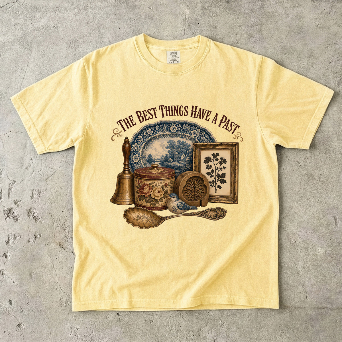 The Best Things Have a Past Vintage Tee | Antique Lover Shirt | Gift for Collectors