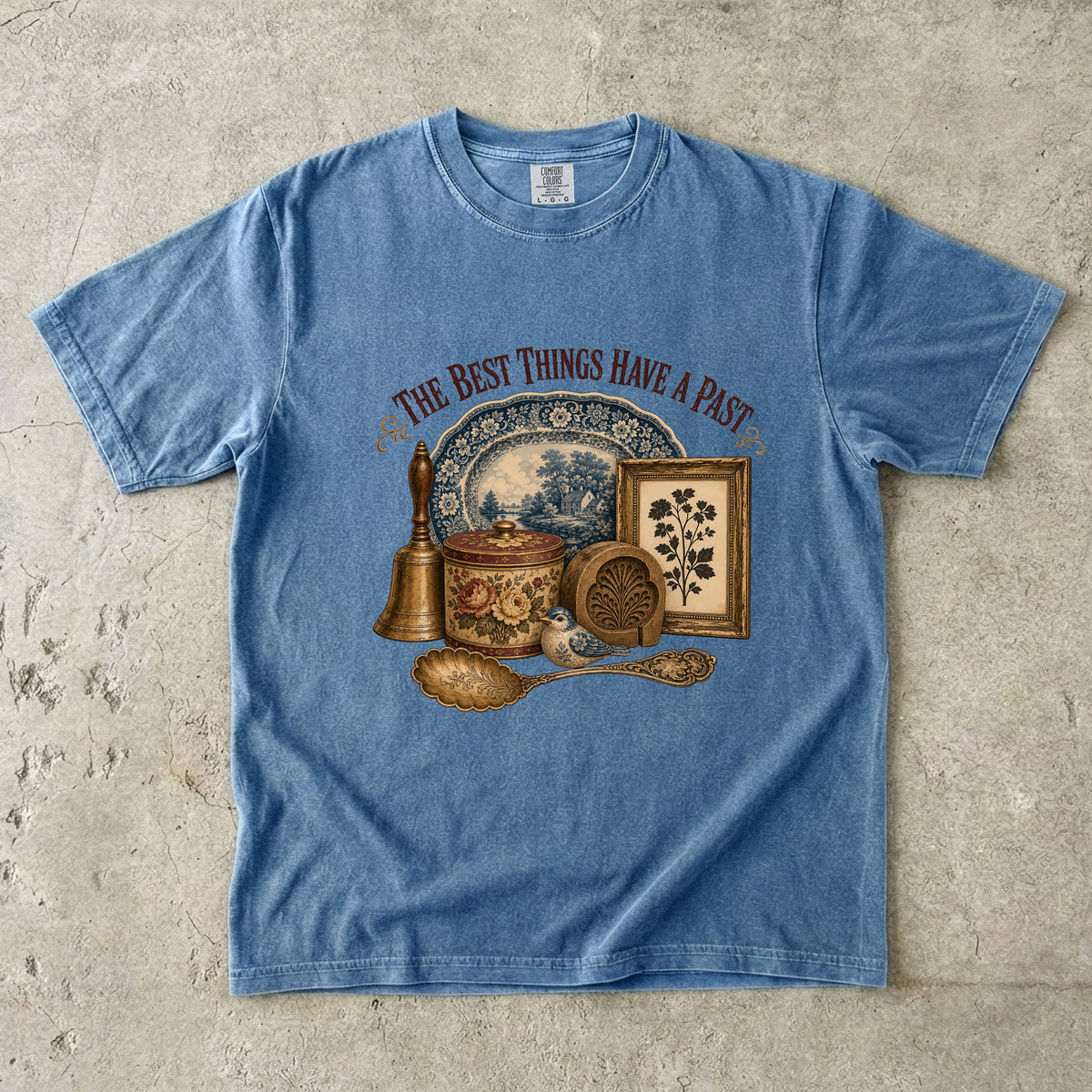The Best Things Have a Past Vintage Tee | Antique Lover Shirt | Gift for Collectors