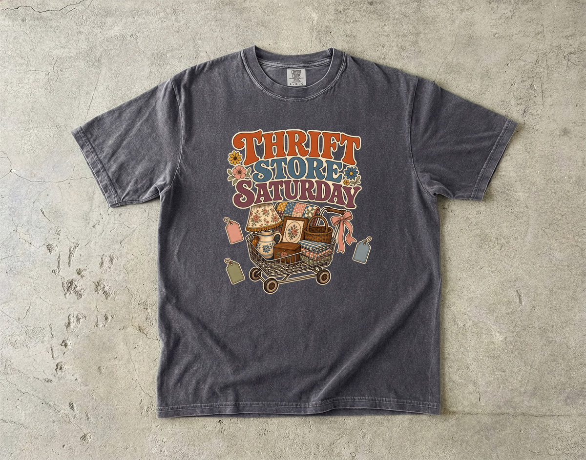 Thrift Store Saturday Vintage Tee | Thrift Haul Shirt | Gift for Thrifters