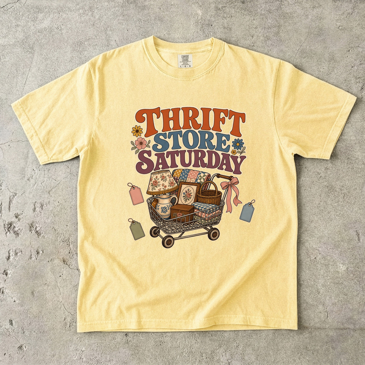 Thrift Store Saturday Vintage Tee | Thrift Haul Shirt | Gift for Thrifters