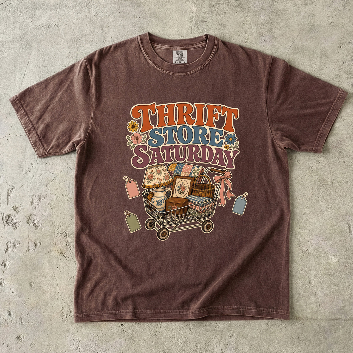 Thrift Store Saturday Vintage Tee | Thrift Haul Shirt | Gift for Thrifters