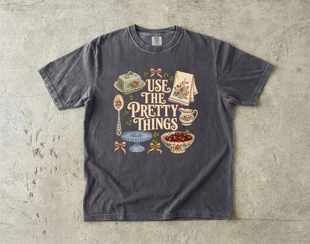 Use the Pretty Things Vintage Tee | China Lover Shirt | Gift for Vintage Collectors