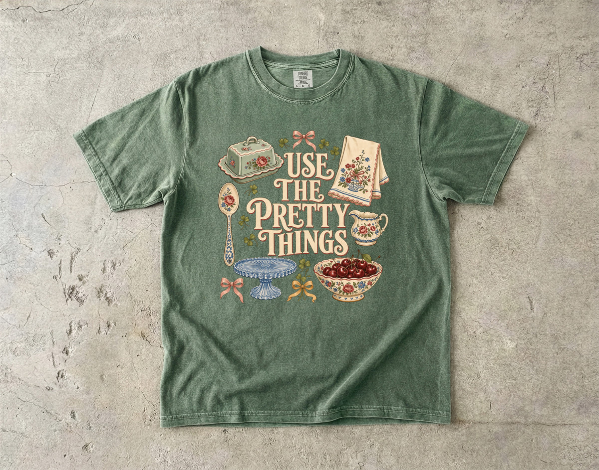 Use the Pretty Things Vintage Tee | China Lover Shirt | Gift for Vintage Collectors
