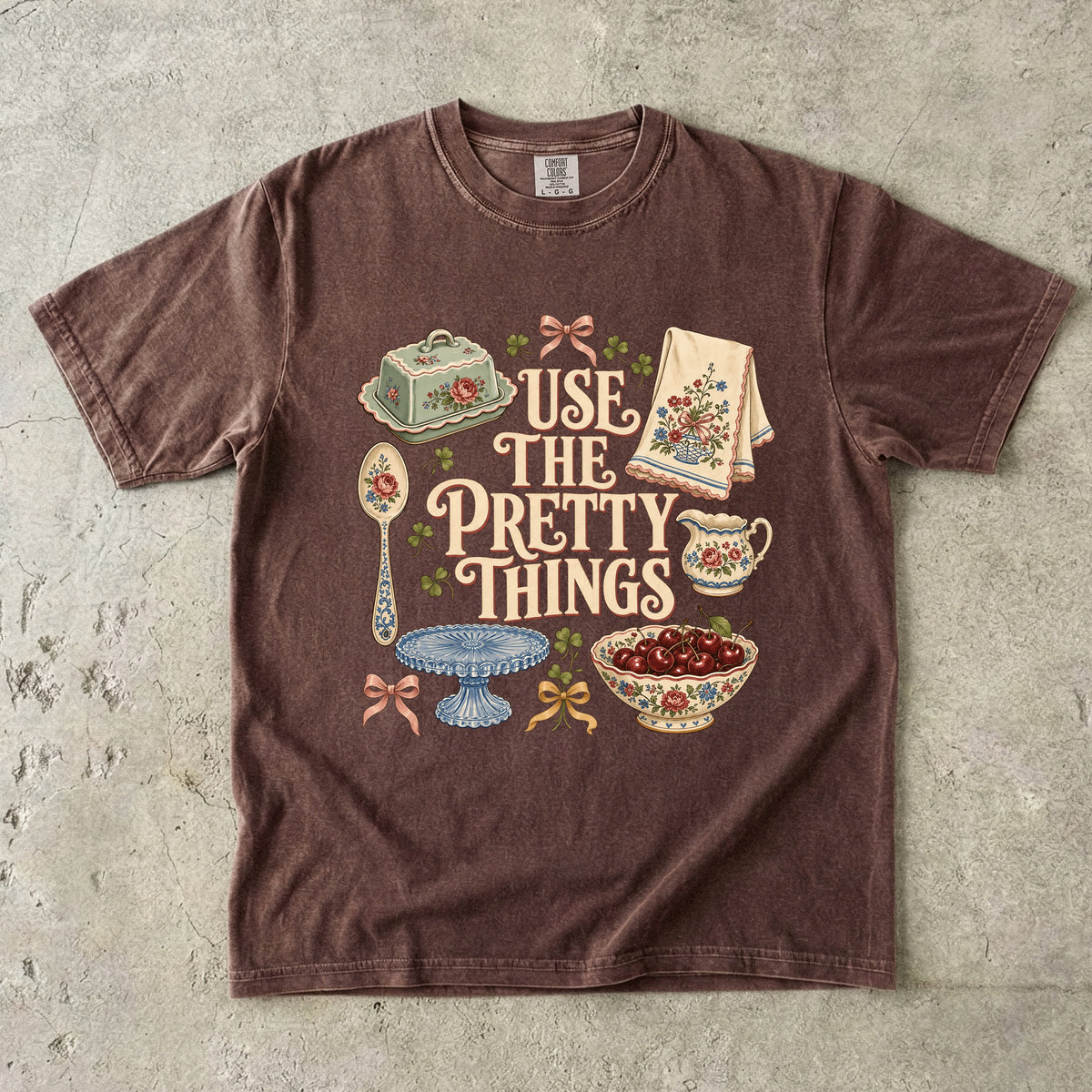 Use the Pretty Things Vintage Tee | China Lover Shirt | Gift for Vintage Collectors