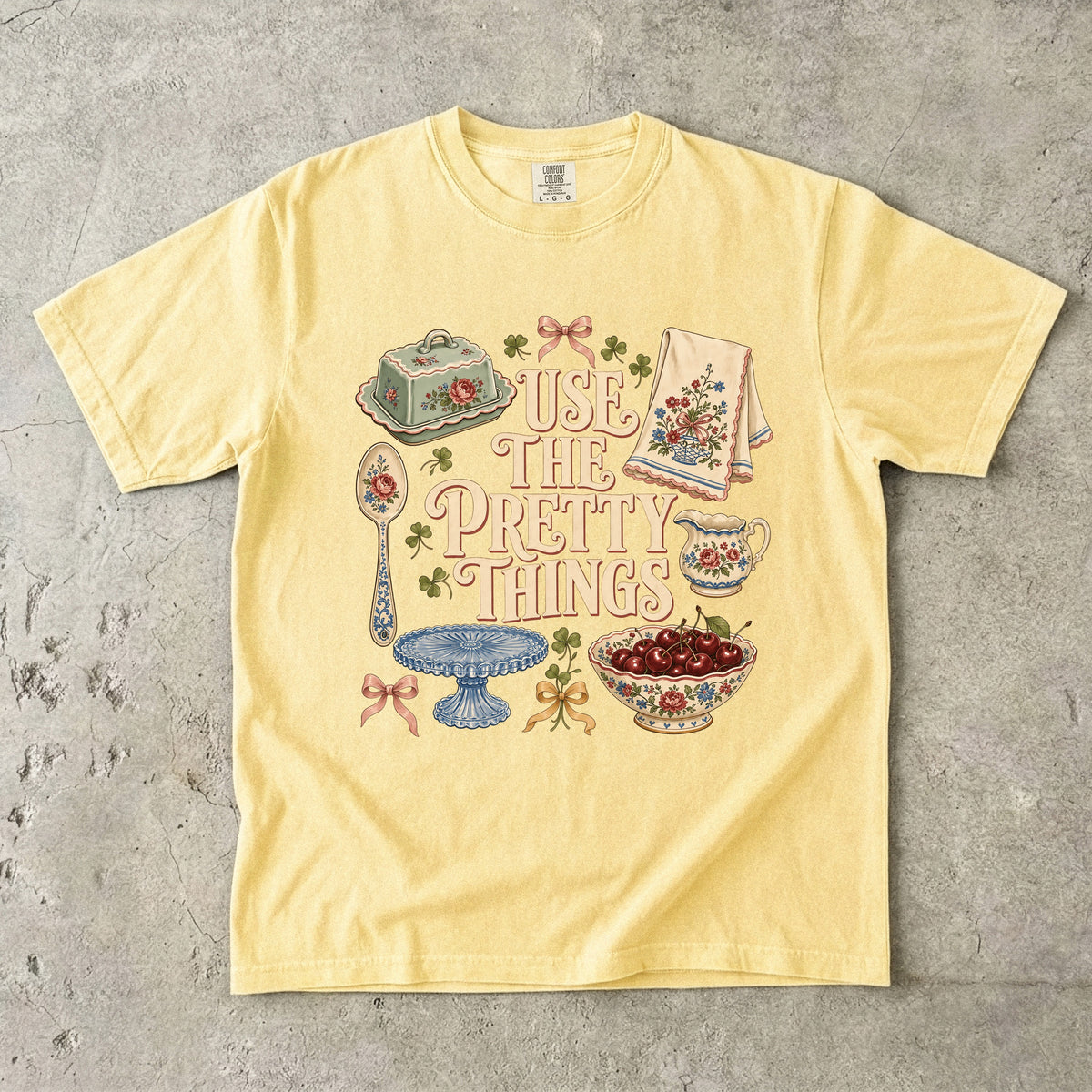 Use the Pretty Things Vintage Tee | China Lover Shirt | Gift for Vintage Collectors