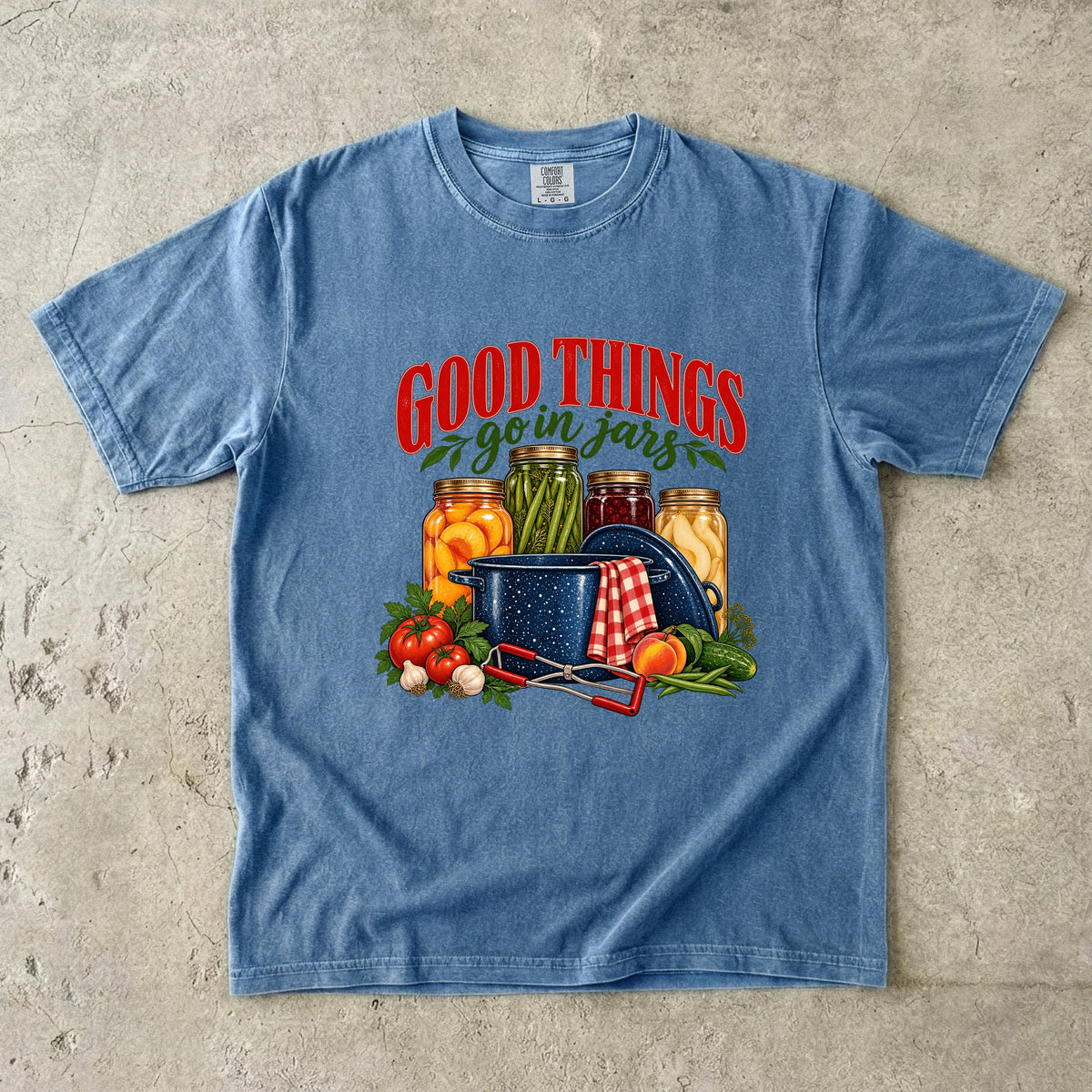 Good Things Go in Jars Vintage Tee | Canning Shirt | Gift for Home Canners
