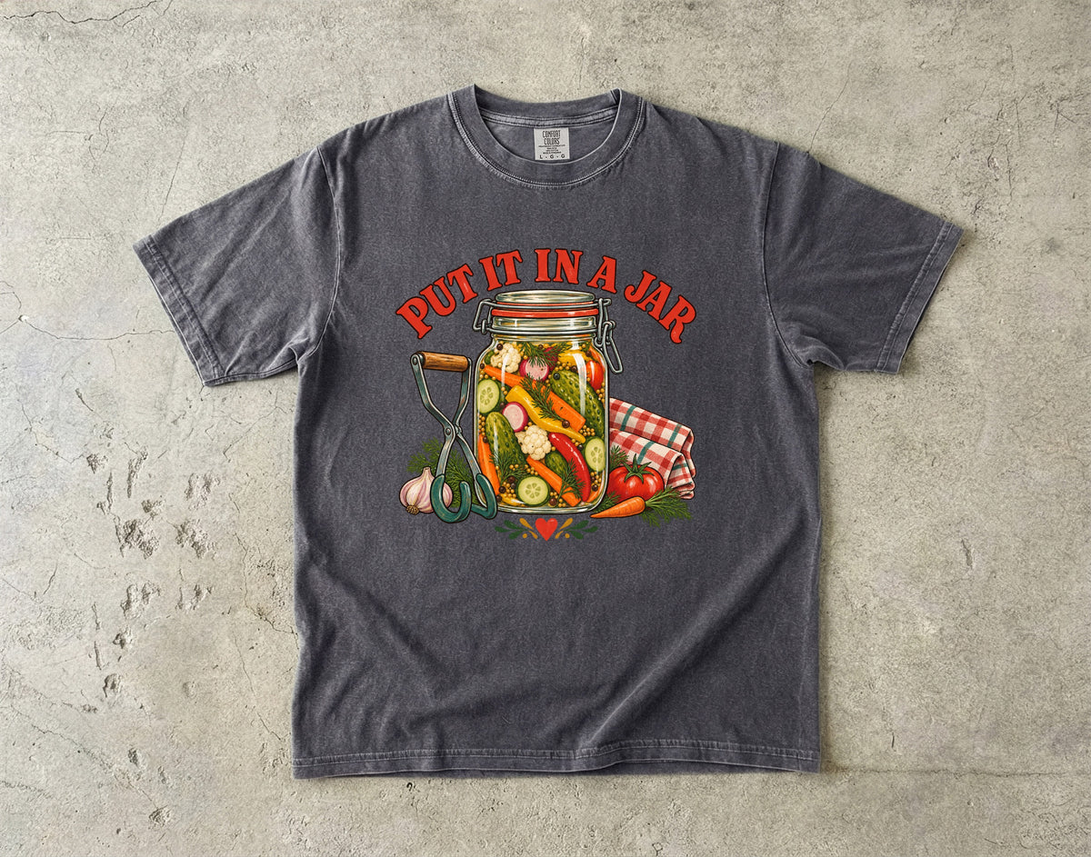 Put It In A Jar Vintage Tee | Canning & Pickling Shirt | Gift for Home Canners