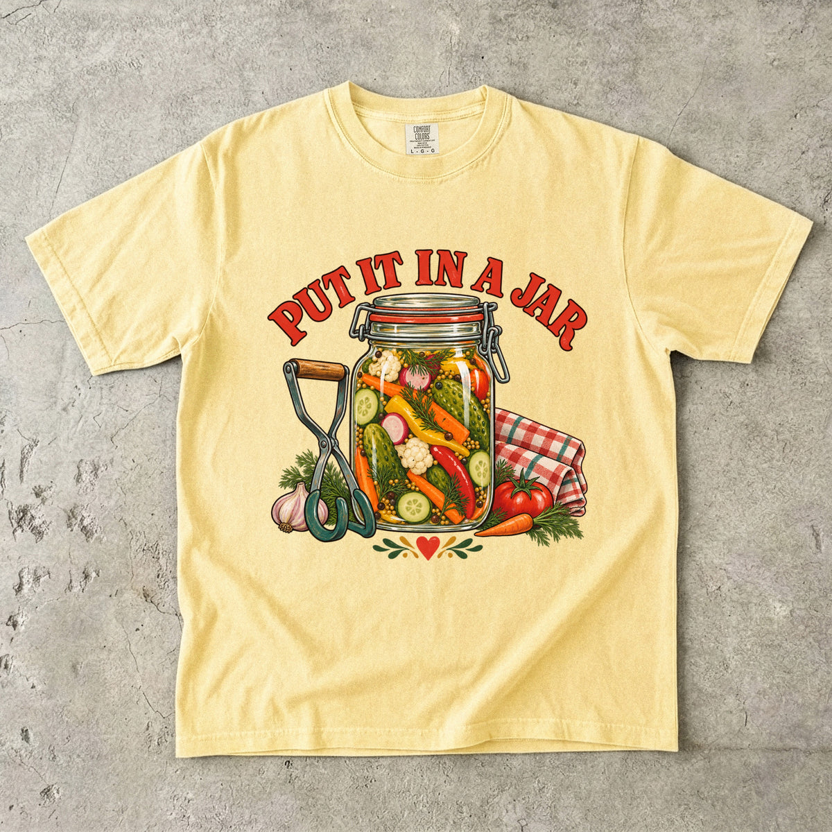 Put It In A Jar Vintage Tee | Canning & Pickling Shirt | Gift for Home Canners