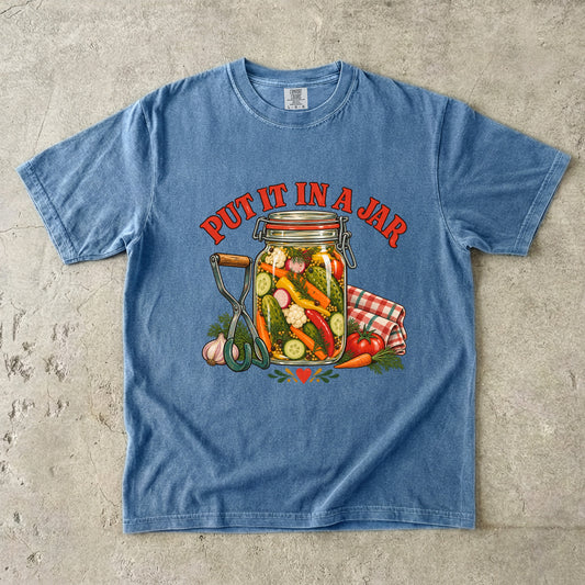Put It In A Jar Vintage Tee | Canning & Pickling Shirt | Gift for Home Canners
