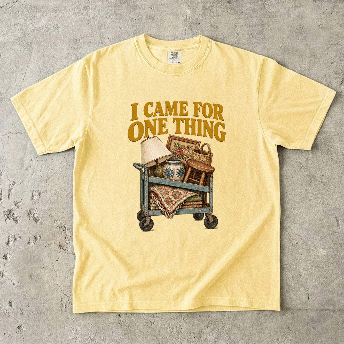 I Came For One Thing Vintage Tee | Thrift Haul Shirt | Gift for Thrift Store Lovers