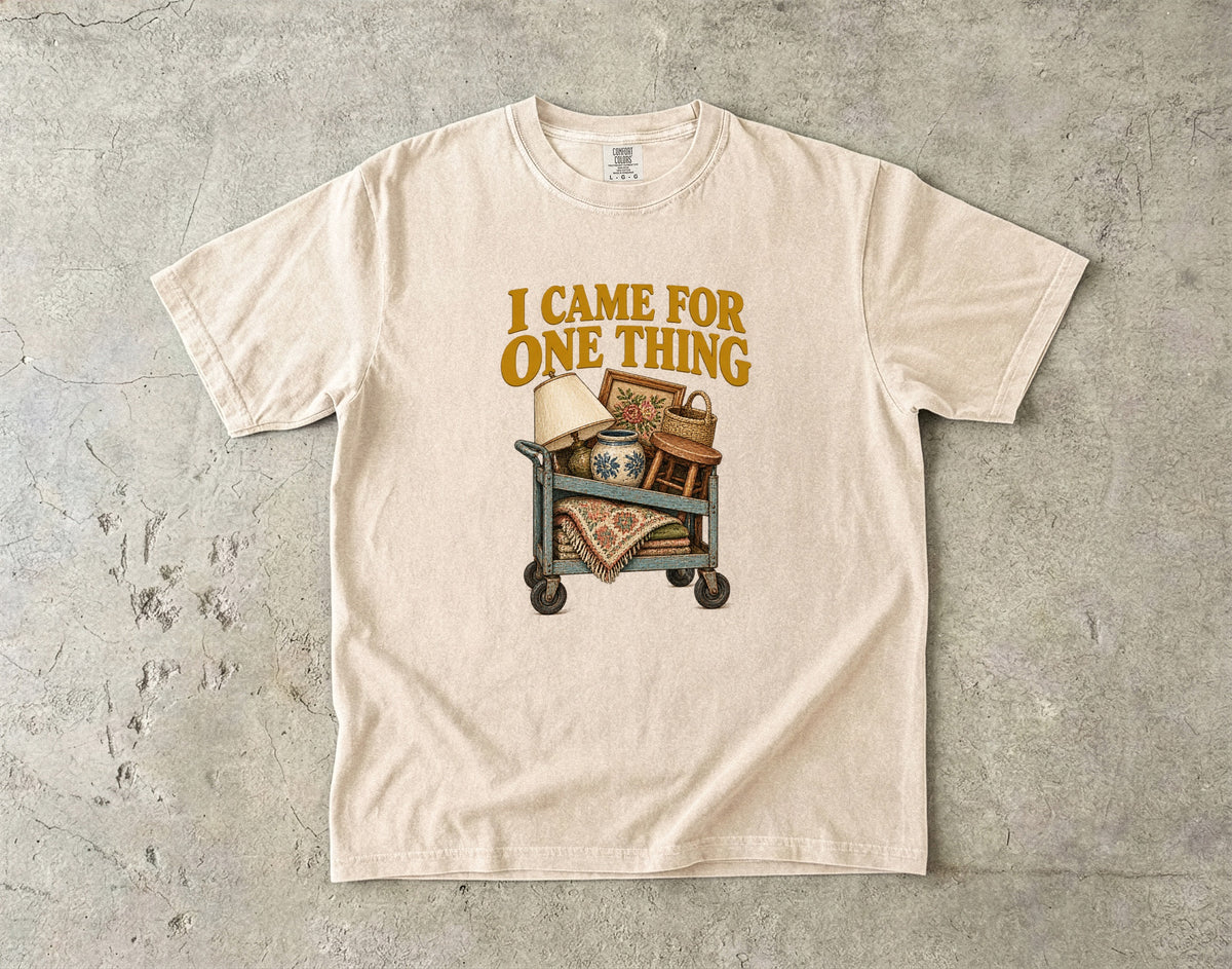 I Came For One Thing Vintage Tee | Thrift Haul Shirt | Gift for Thrift Store Lovers