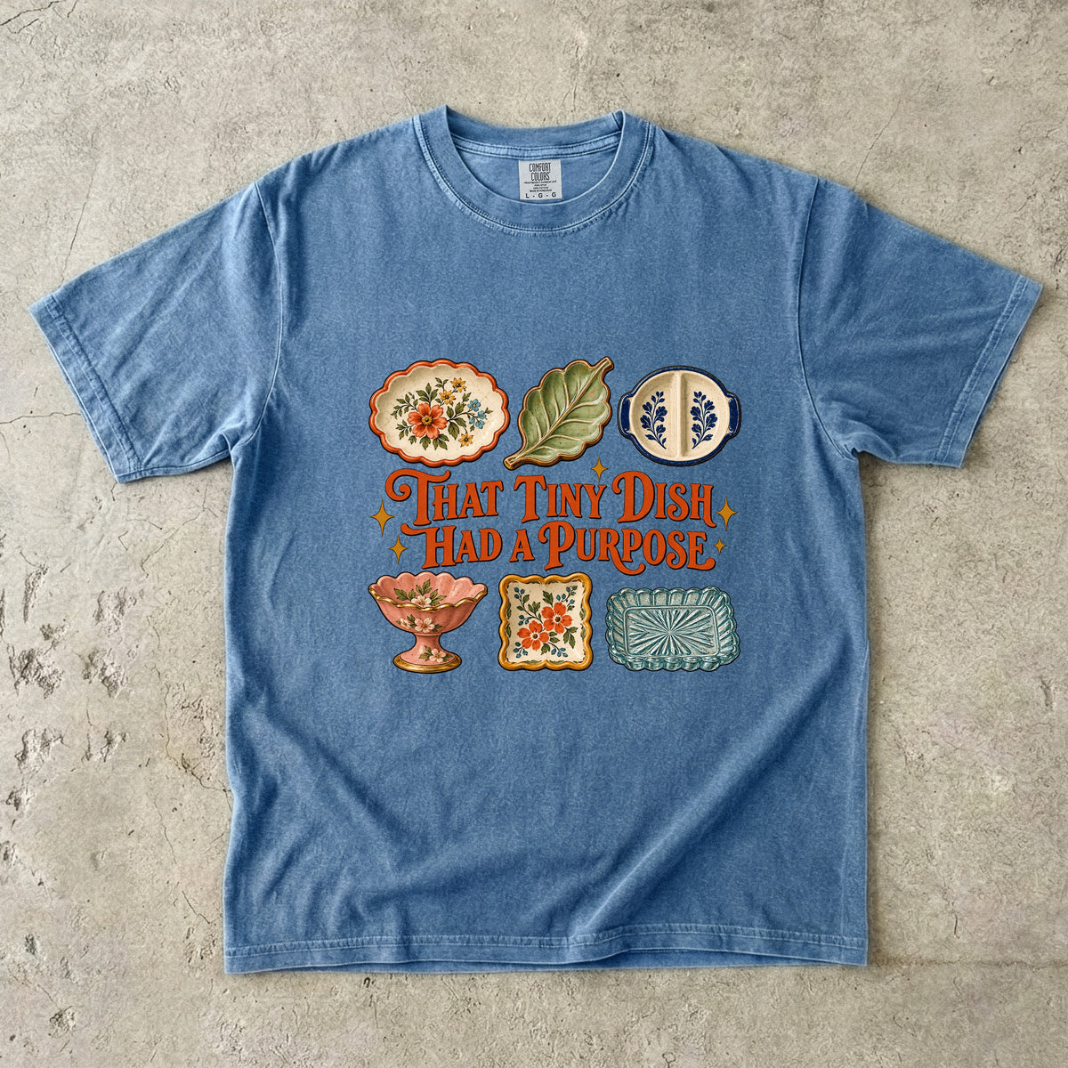 That Tiny Dish Had a Purpose Vintage Tee | Trinket Dish Collector Shirt | Gift for Vintage Dish Lovers