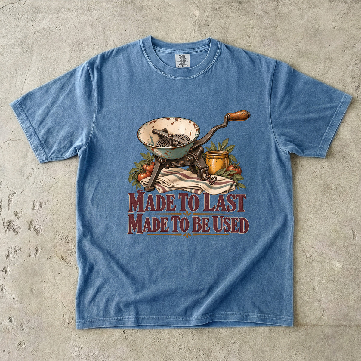 Made to Last Made to Be Used Vintage Tee | Vintage Food Mill Shirt | Gift for Vintage Kitchen Lovers