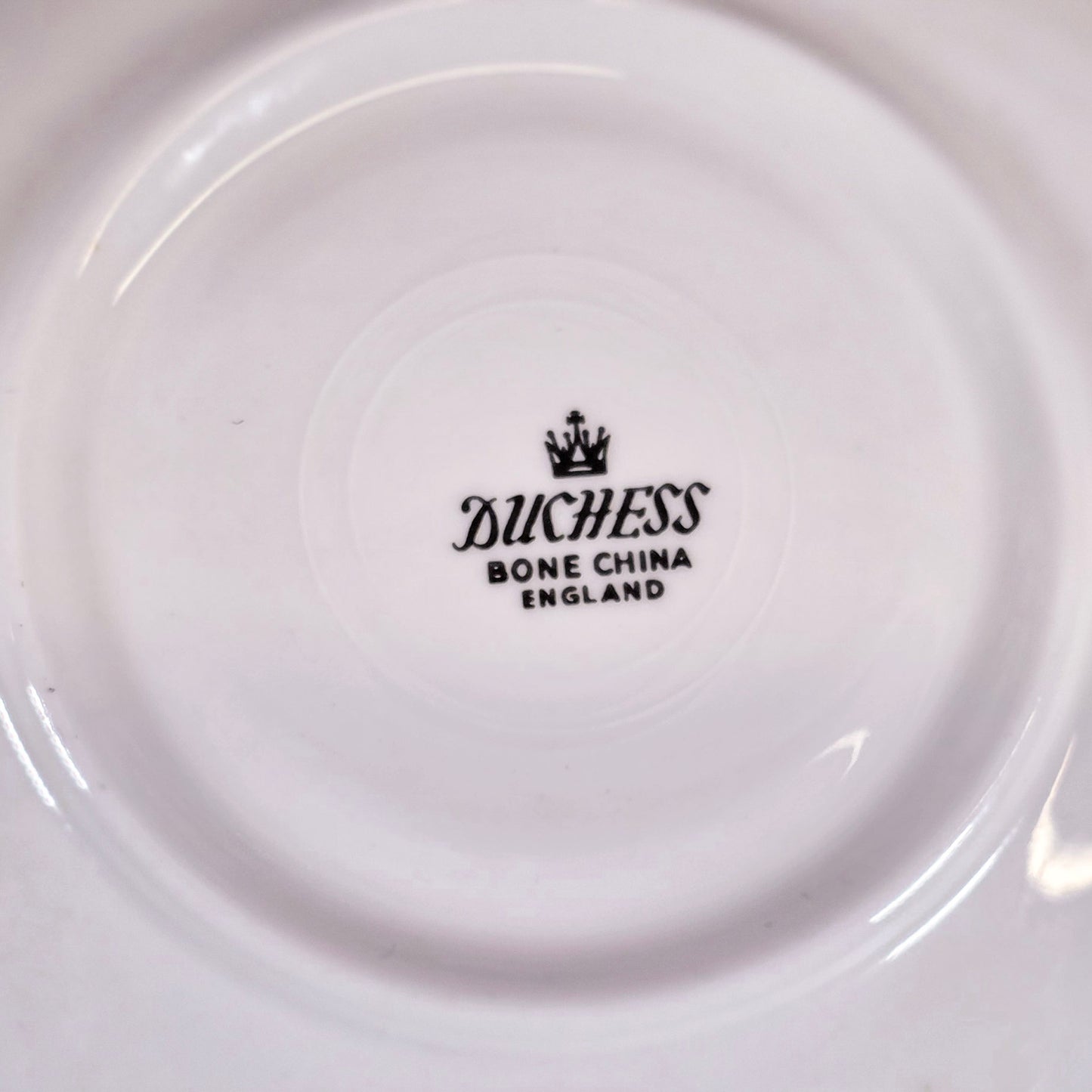 Vintage Duchess Bone China Teacup and Saucer – England – Yellow Floral – Cottage Tea Set