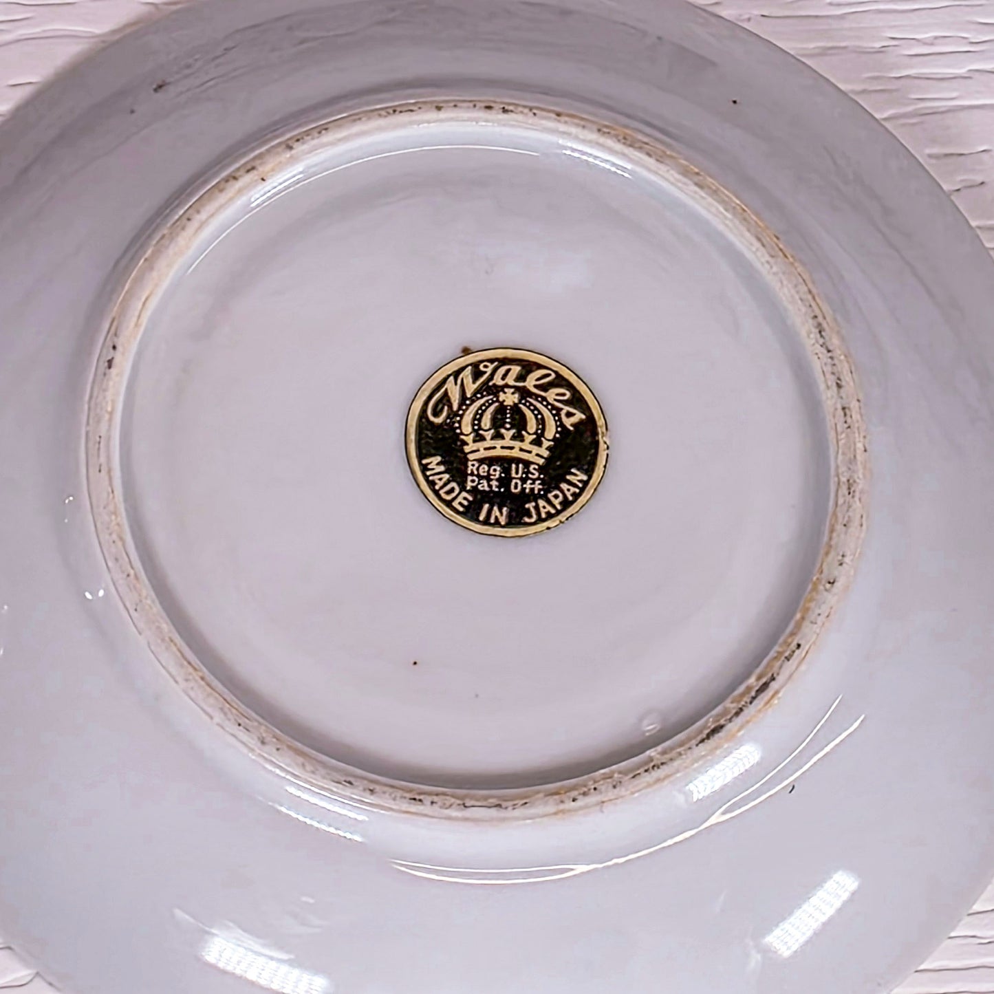 Vintage Wales Iridescent Teacup and Saucer Set