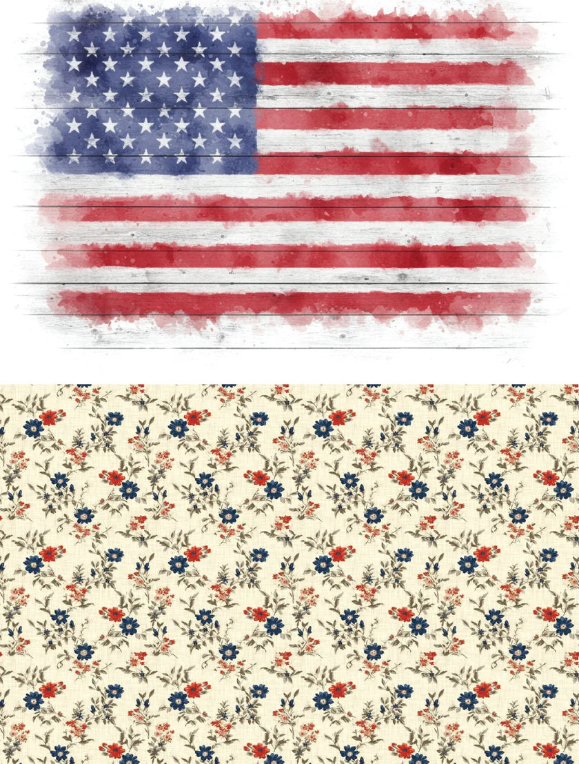 America 250 - A2 Rice Decoupage Paper