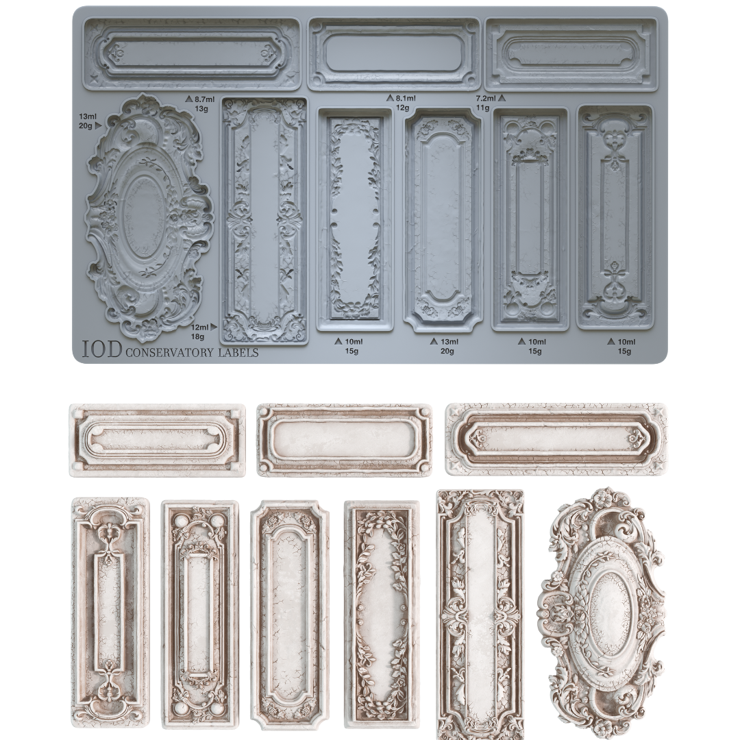 Conservatory Labels – IOD Decor Mould