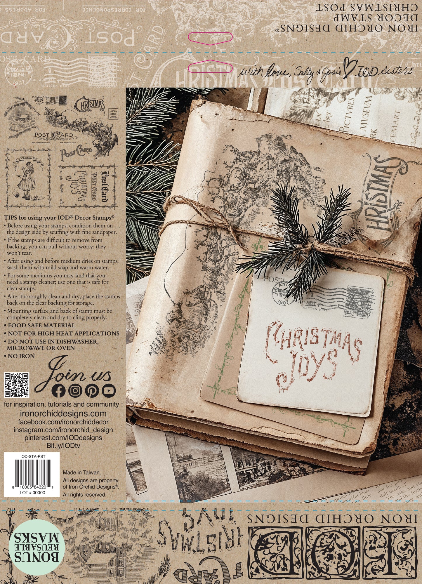Christmas Post IOD Stamp