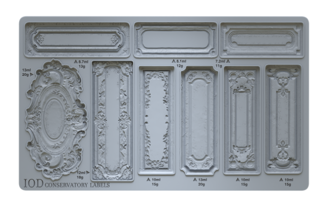 Conservatory Labels – IOD Decor Mould