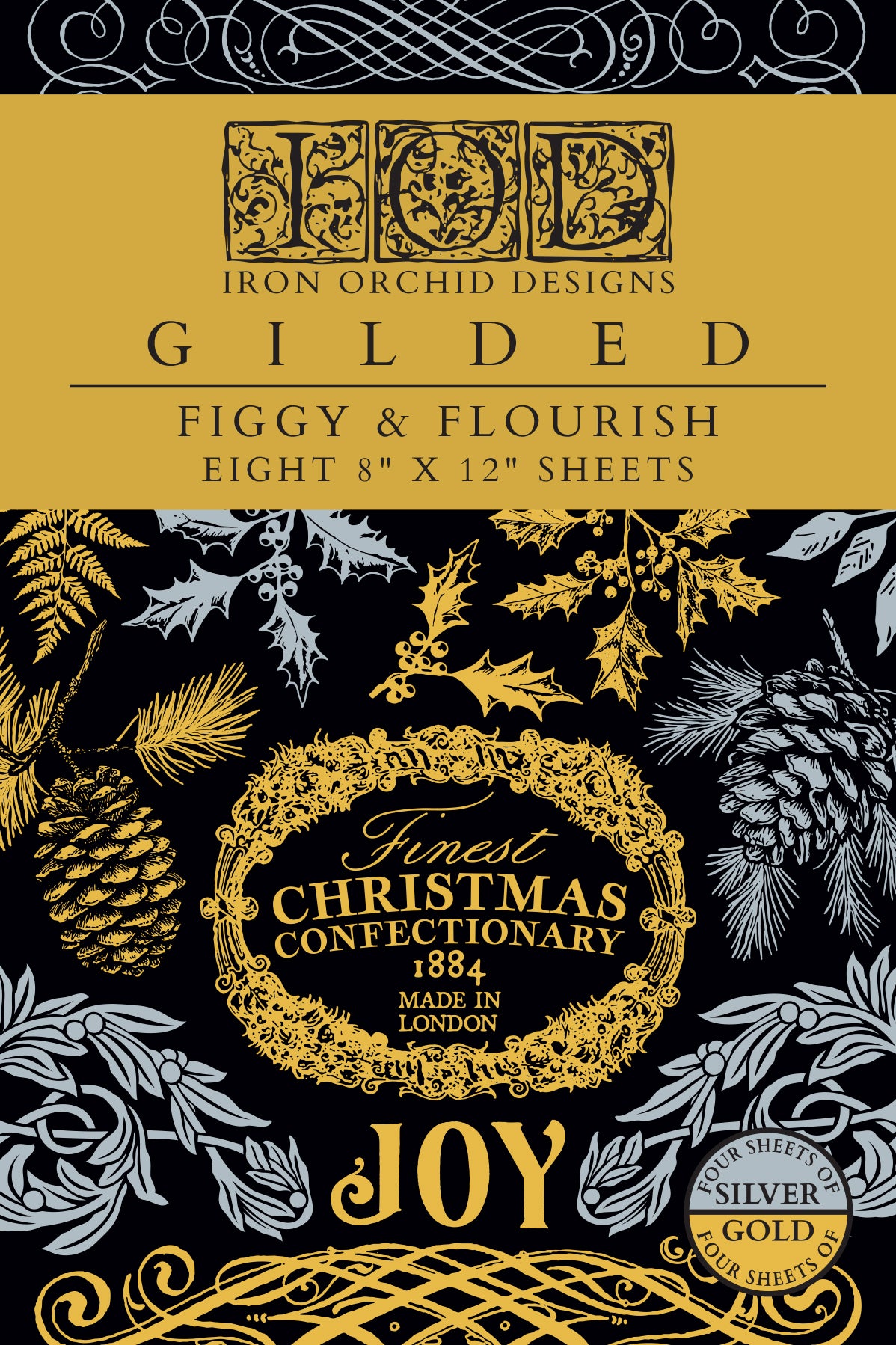 Figgy & Flourish IOD Gilded Transfer