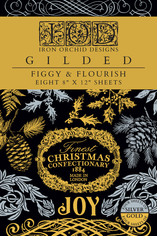 Figgy & Flourish IOD Gilded Transfer