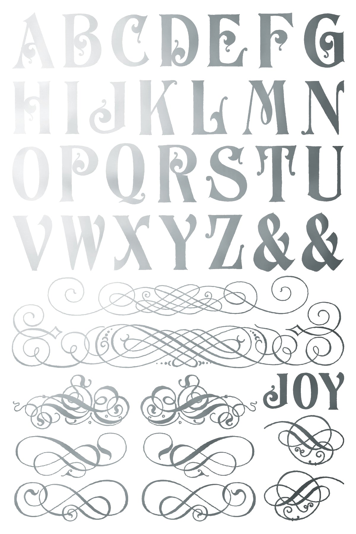 Figgy & Flourish IOD Gilded Transfer
