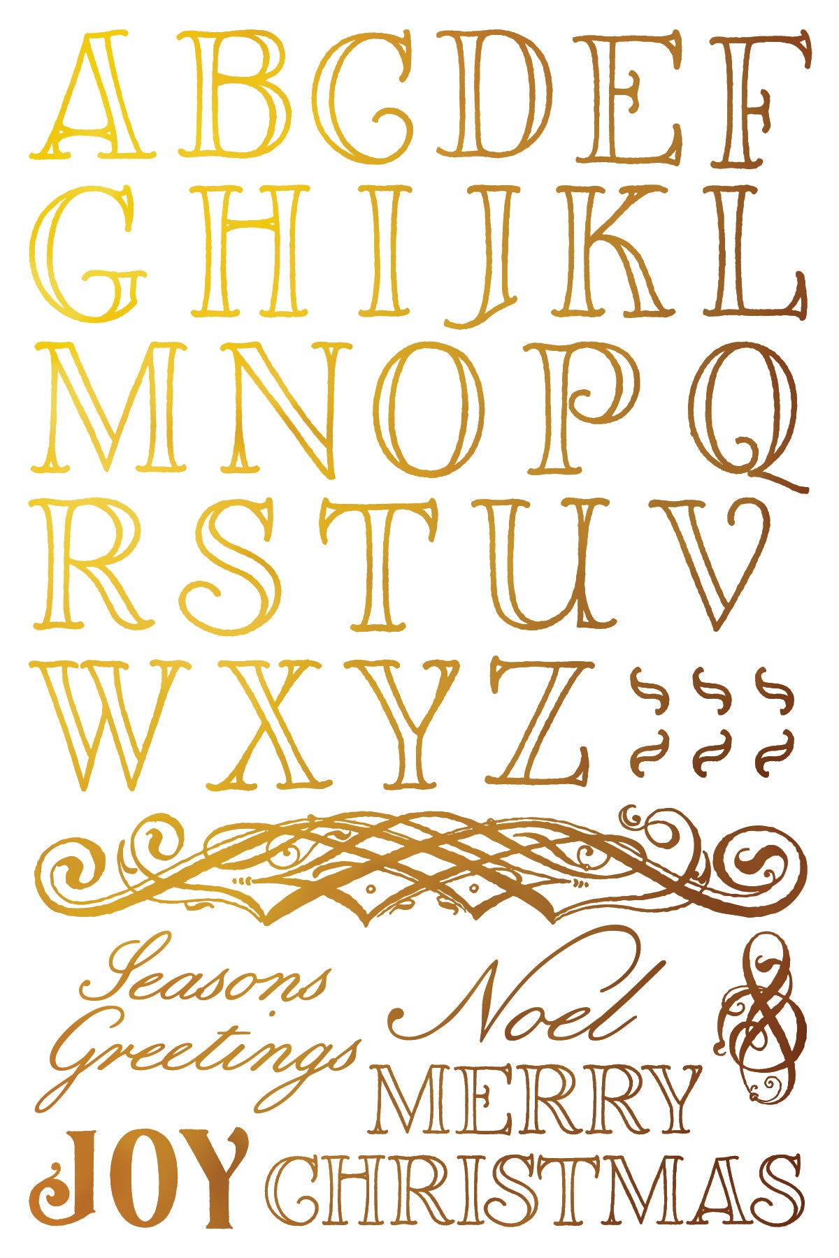 Figgy & Flourish IOD Gilded Transfer