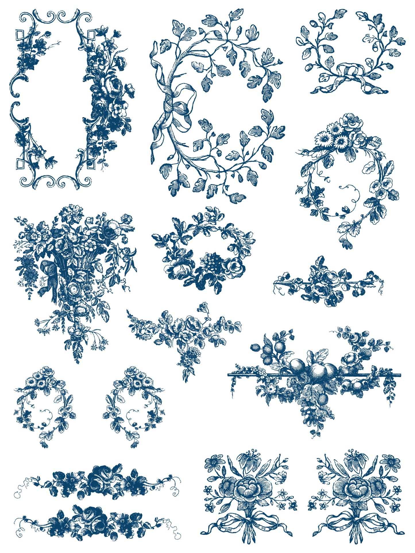 Delft Traditions Azure - IOD Paint Inlay