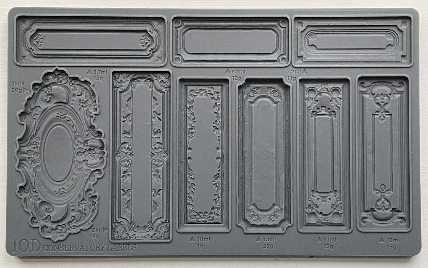 Conservatory Labels – IOD Decor Mould