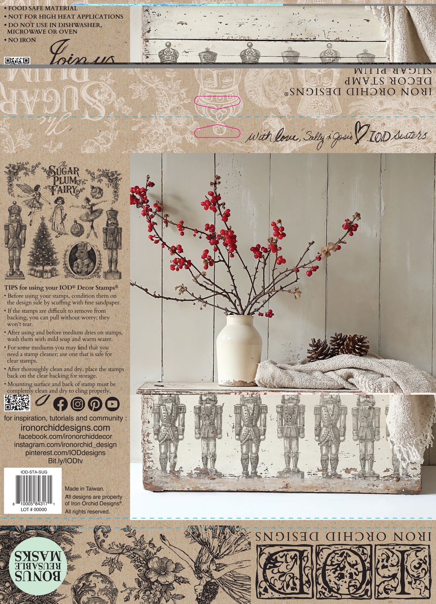 Sugar Plum IOD Stamp