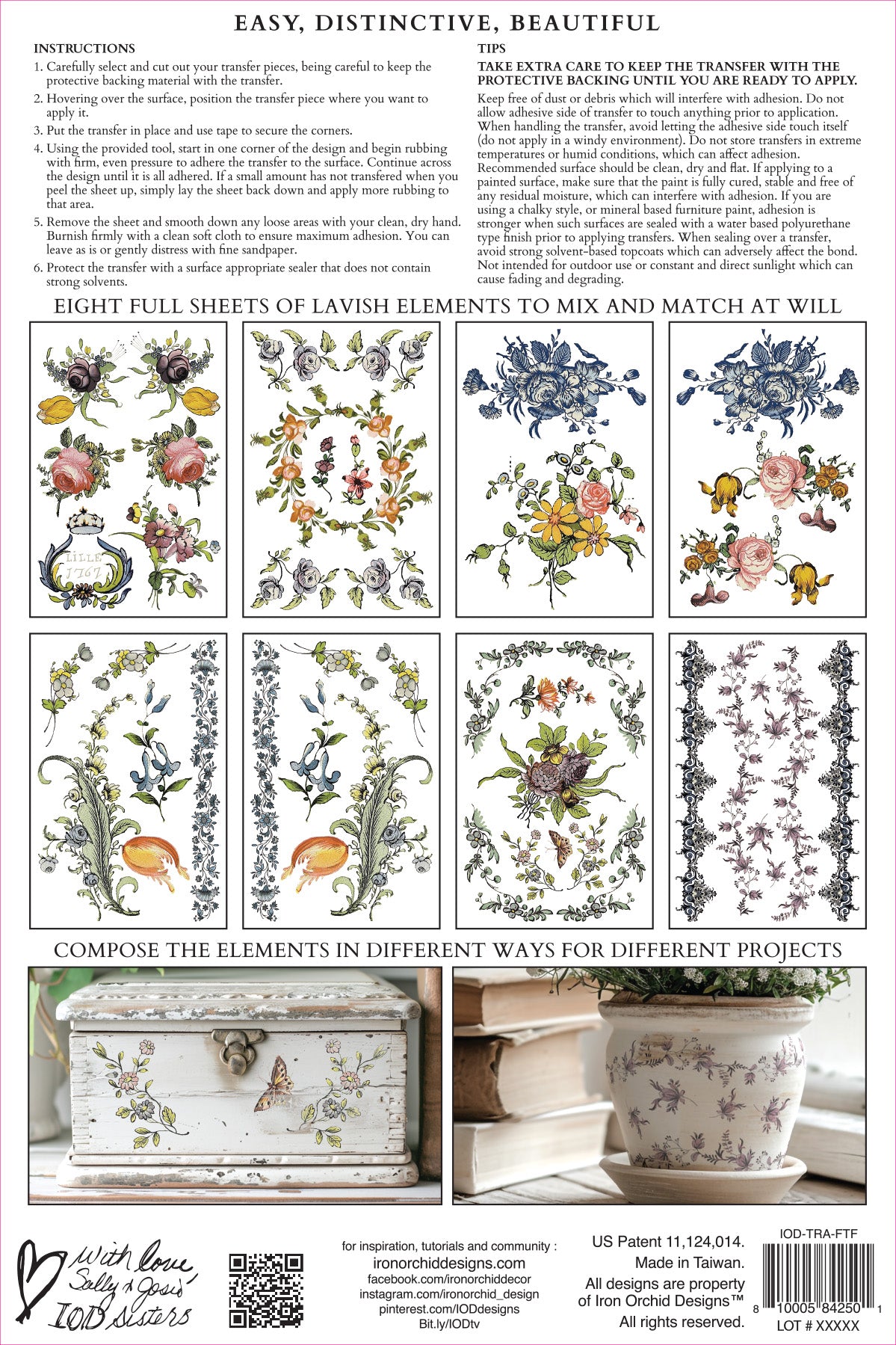 Fairytale Florals – IOD Decor Transfer