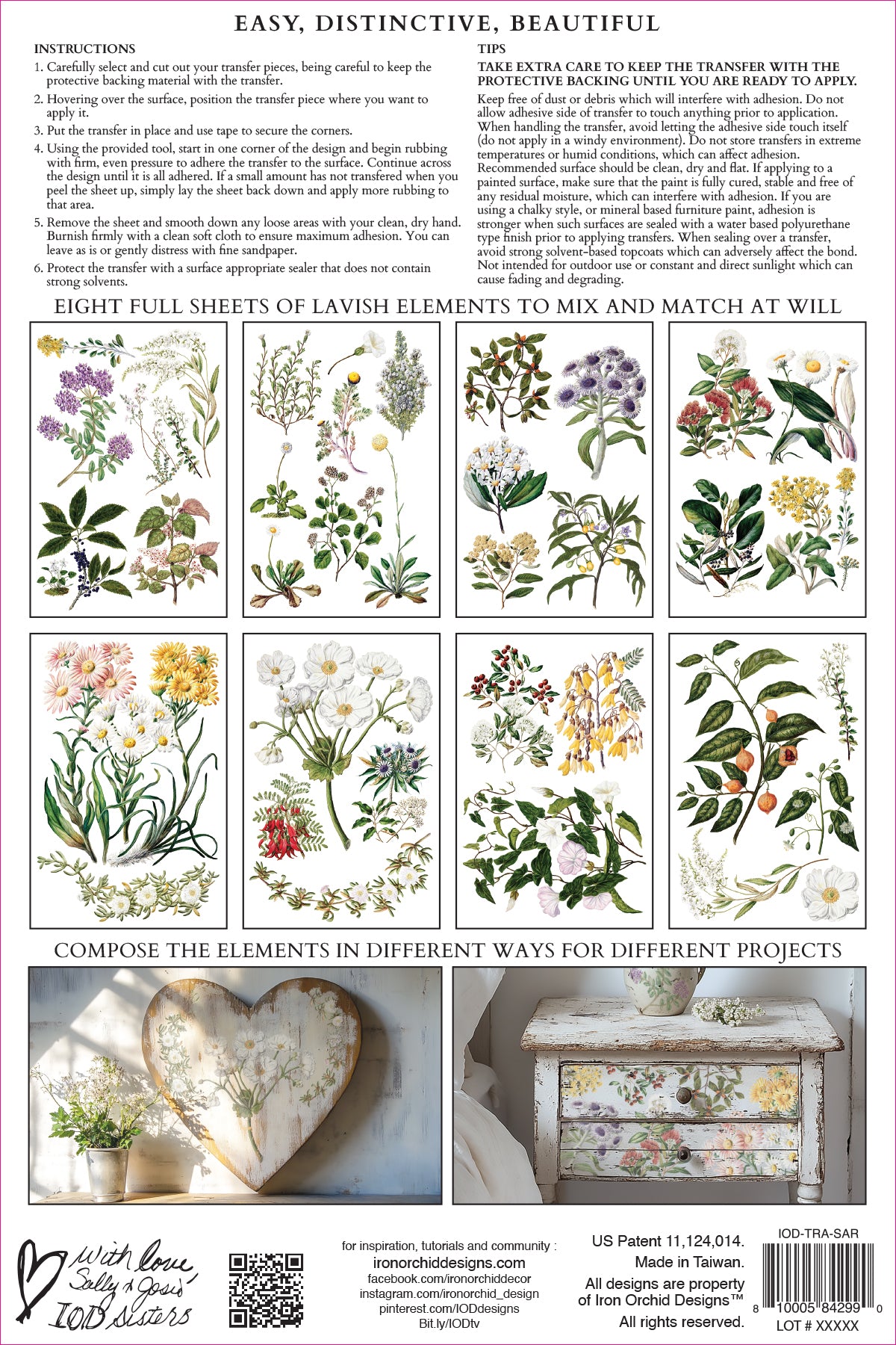 Sarah Featon’s Botanicals IOD Transfer